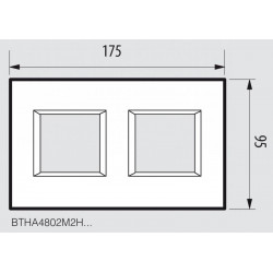 LEGRAND HA4802M2HVSW