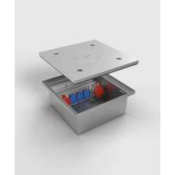 Bodensteckdosen 6523Q-1-3-FR